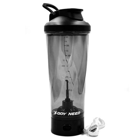 شيكر بروتين كهربائي قابل للشحن (600 مل) - Electric Protein Shaker Bottle