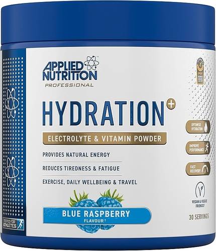 أبلايد نيوتريشن - هيدريشن بلس مسحوق إلكتروليتات وفيتامينات للترطيب (240 جم) - Applied Nutrition Hydration Electrolyte Vitamin