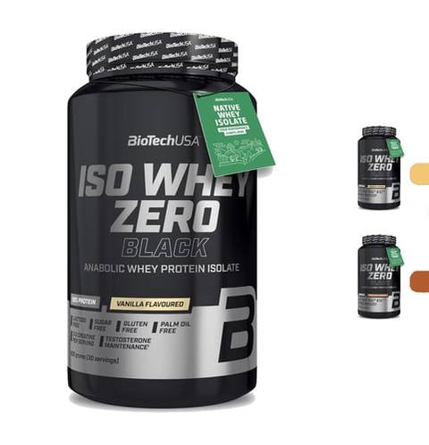بيوتك يو إس إيه - آيزو واي بروتين زيرو بلاك (908 جم) - BioTechUSA - Iso Whey Protein