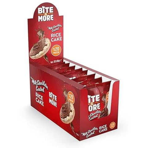 بايت اند مور - بروتين كيك الأرز (24 حبة) - Bite And More Protein Rice Cake