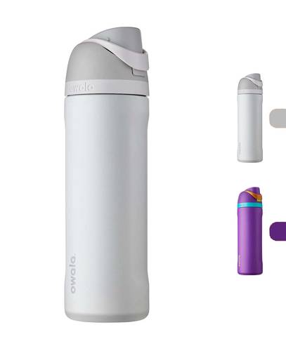 أوالا فري سيب زجاجة مياه ستانلس ستيل المعزول (709مل) - Owala FreeSip Insulated Stainless Steel Water Bottle