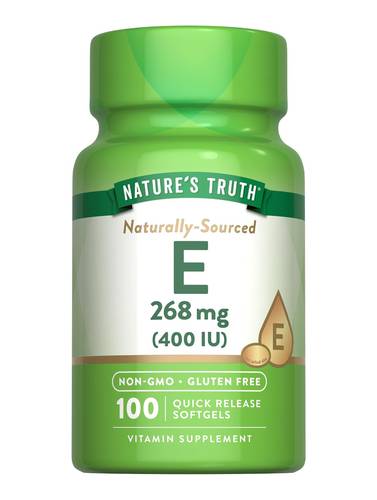 نيتشرز تروث - فيتامين هـ  400 وحدة (100 كبسولة) - Nature's Truth Vitamin E 400 IU Natural