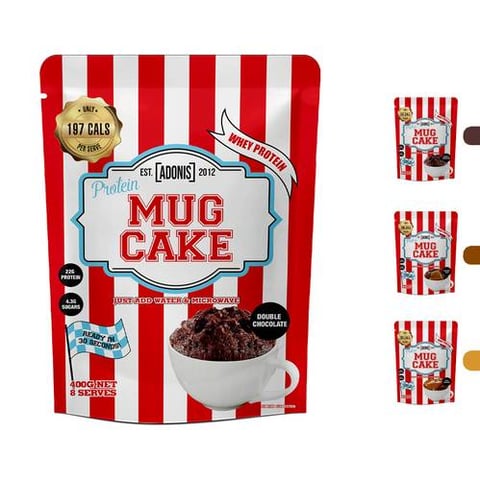 ادونيس - مج كيك واي بروتين (400 جم) - Adonis Mug Cake Whey Protein
