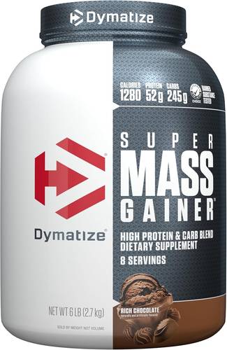 ديماتيز - سوبر ماس جينر لزيادة الوزن ( 6 باوند ) - Dymatize Super Mass Gainer