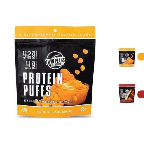 توين بيكس - بروتين بف (60 جم) - Twin Peaks Protein Puffs Snack