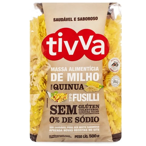 تيفا - مكرونة الذرة خالية من الجلوتين (500 جم) - Tivva Corn Pasta Gultten-Free