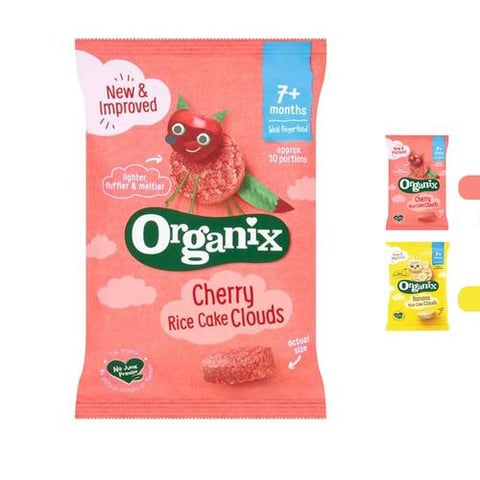 اورجانيكس - كيك الأرز العضوي - ( 6 قطع) Organix - Organic Rice Cake Clouds