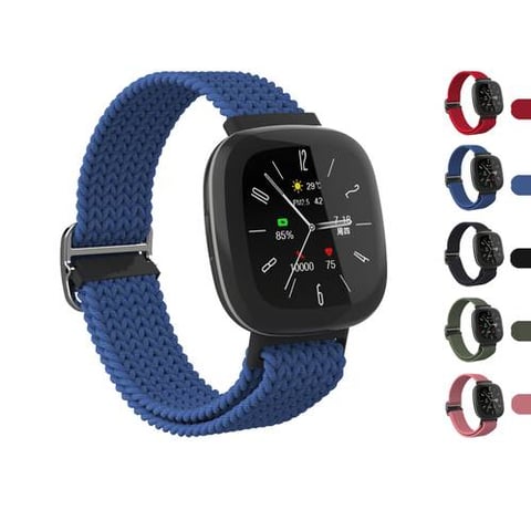 Braided Nylon Fabric Replacement Band Fitbit Versa 3/Versa 4/Sense/Sense 2