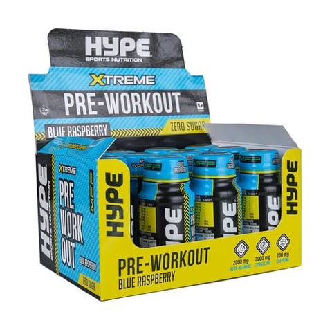 هايب - مشروب طاقة لما قبل التمرين شوت (60 مل)  - Hype Xtreme Preworkout Shots
