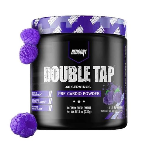 ريدكون 1 - دبل تاب باودر ما قبل التمرين (40 حصة) Redcon1 - Double Tap Pre-Cardio Powder