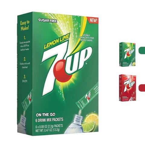 7UP - Powder Drink Mix Sugar Free (6 sticks)