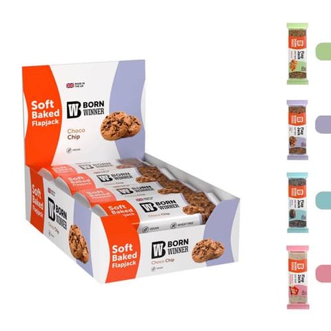 بورن وينر - فلاب جاك شوفان بار (12 حبة) - Born Winner Flapjack Oat Bar