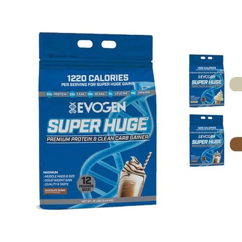 ايفوجين نيوترشن سوبر هيوج ماس جينر (5.4 كجم) - Evogen Nutrition Super Huge Mass Gainer