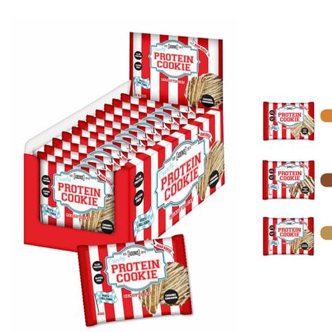 ادونيس - كرانشي كوكيز بروتين (12 بار) - Adonis Crunchy Protein Cookies