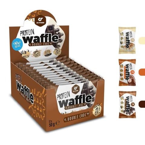 جو فيتنس - وافل بروتين (12 حبة) - Go Fitness Nutrition Protein Waffle