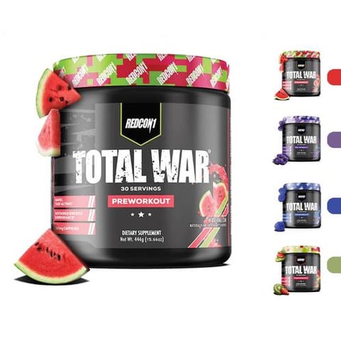 ريدكون 1 - توتال وار ماقبل التمرين (30 حصة) Redcon1- Total War pre-workout