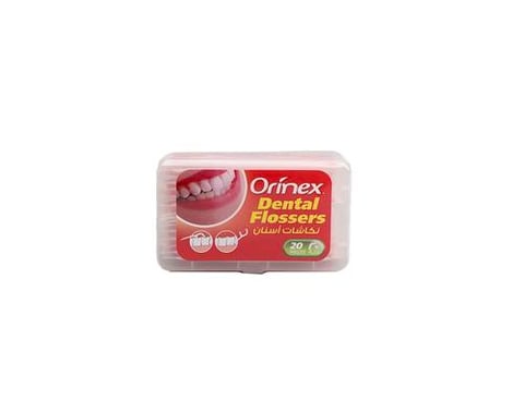ORINEX WRAPED DENTAL FLOSSERS 20P