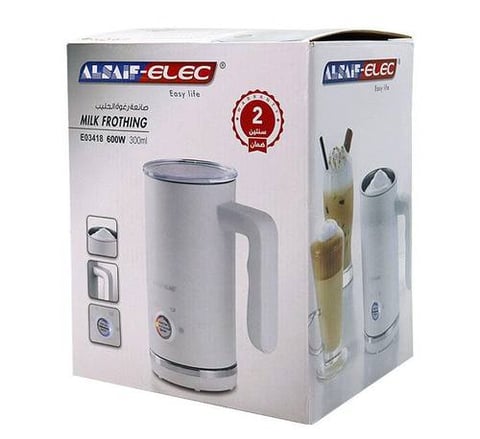 ALSAIF-ELEC MILK FROTHING 300ML 600W E03418