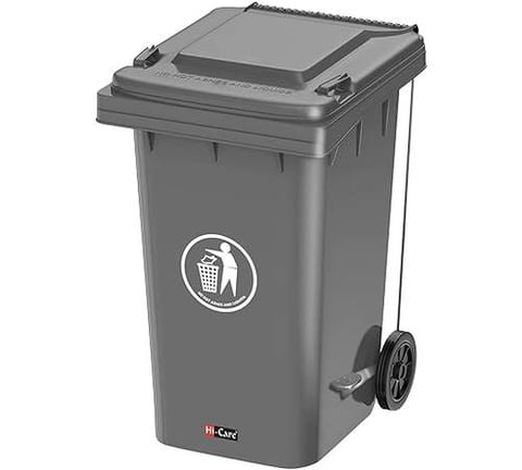 MAID4U PEDAL BIN PLASTIC 100L
