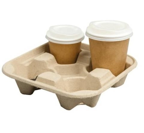 4M 4CT CUP HOLDER TRAY KRAFT 10P