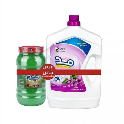 MED DISINFECTANT FLOWERS 3L+FREE