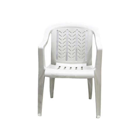 AZANI PLASTIC CHAIR HEAVY WHITE