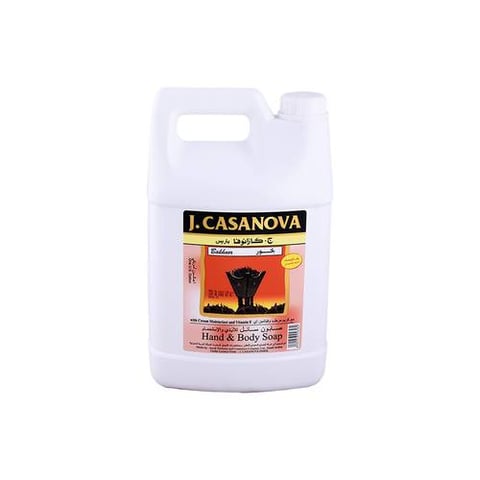 J.CASANOVA HAND AND BODY SOAP BAKHOOR 1GALLON