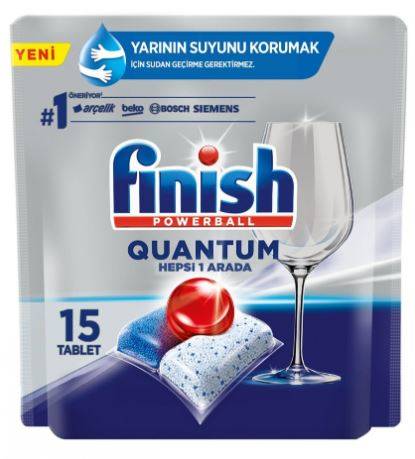 FINISH DISHWASHER POWER BALL QUANTUM 15TABS 