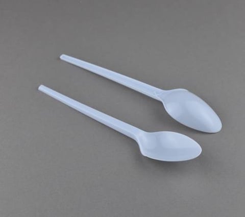 ASG PLASTIC BIG SPOON WHITE 50P 