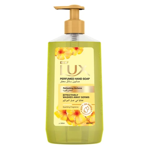 LUX PERFUMED HAND SOAP REFRESHING VERBENA 500ML