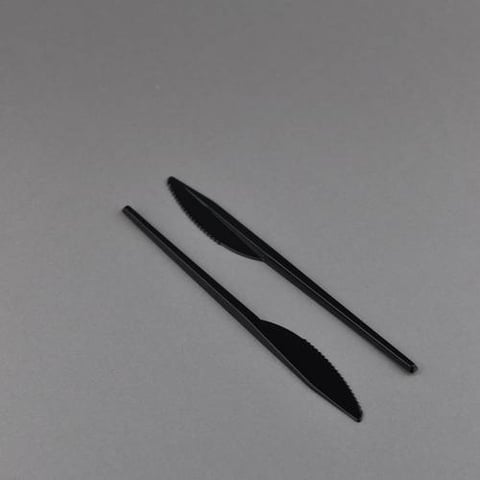 ASG PLASTIC BIG KNIFE BLACK 50P 