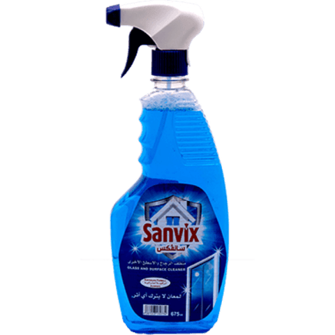 SANVIX SPRAY GLASS CLEANER 675ML