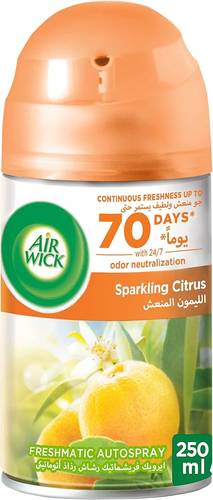 AIRWICK AIR FRESHNER SPARKLING CITRUS 250ML 