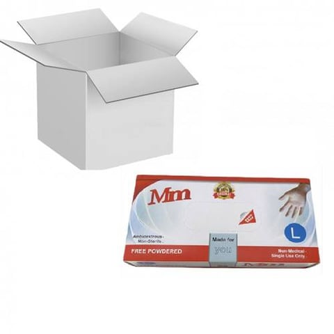 MM VINYL GLOVES POWDER FREE LARGE 700P - CARTOON