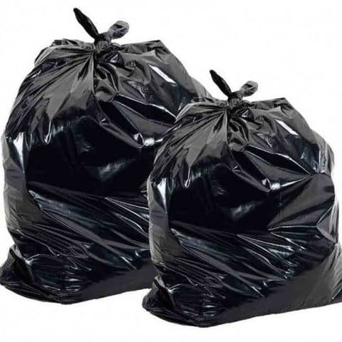 TRASH BAG BLACK 50GALLOON 1KG