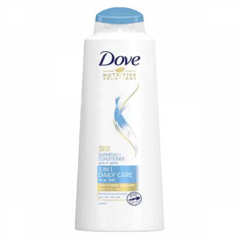 DOVE SHAMPOO 2 IN 1 DAILY CARE 600ML
