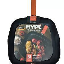BAKERS SECRET FRY PAN SQUARE 28CM