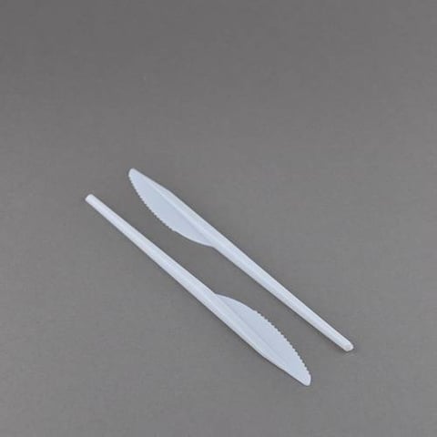 ASG PLASTIC BIG KNIFE WHITE 50P 