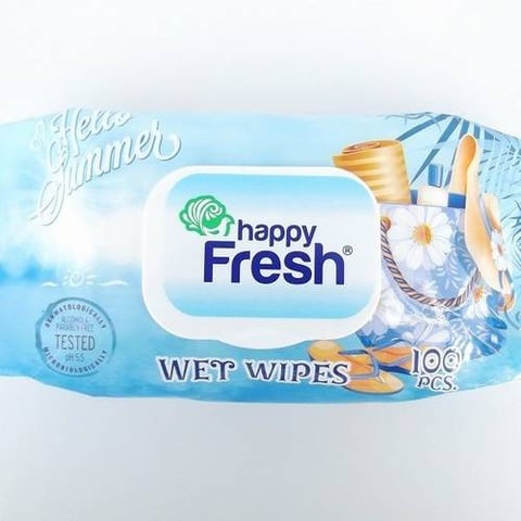 HAPPY FRESH BABY WET WIPES 100PCS