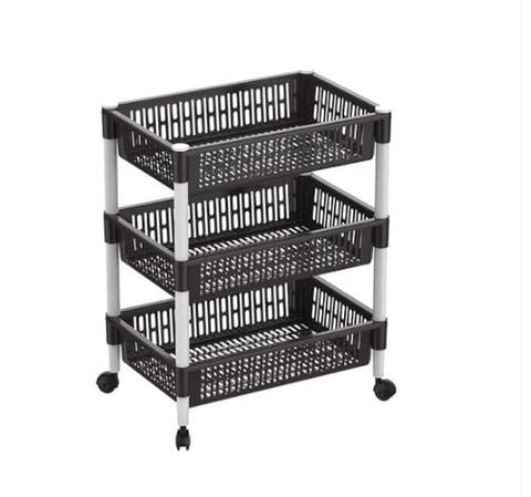 COSMOPLAST VEGEABLE STORAGE RACK TIERS 3LAYER IFHHVR380