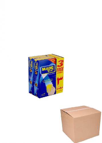 MOAG SPONGE WITH SCRUBBER 6P+3FREE 24 PACKET - CARTOON