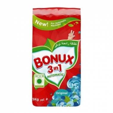 BONUX LAUNDRY DETERGENT POWDER  AUTOMATIC 5KG