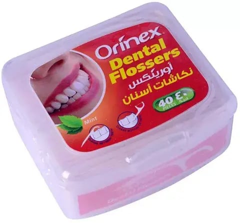ORINEX WRAPED DENTAL FLOSSERS 40P