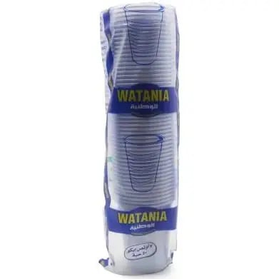 WATANIA PLASTIC WATER CUP 7OZ