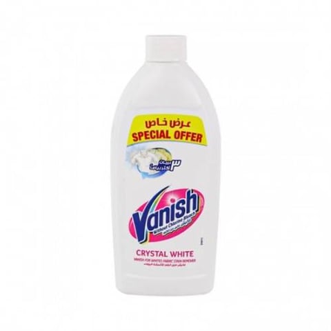 VANISH FABRIC STAIN REMOVER LIQUID WHITE 495ML