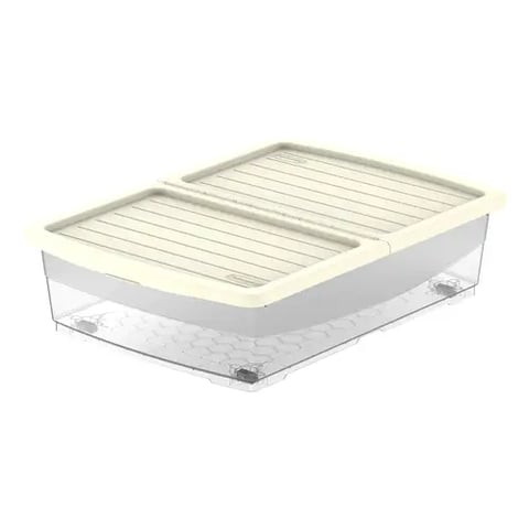 COSMOPLAST UNDERBED STORAGE BOX WITH WHEELS&LOACKABLE LID 45L IFHHST547