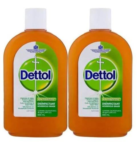 DETTOL ORIGINAL ANTISEPTIC DISINFECTANT 2*500ML