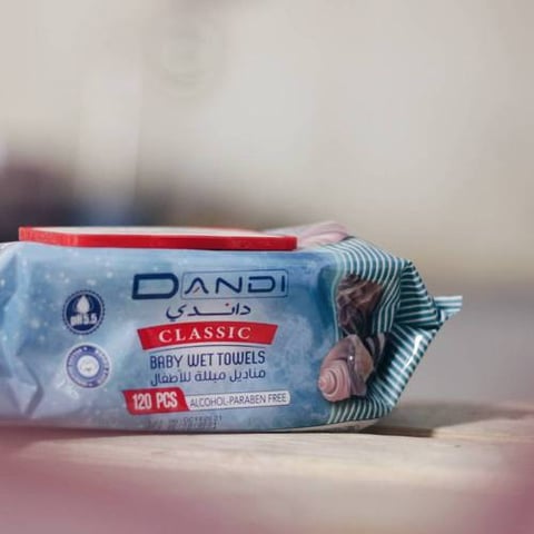DANDI BABY WET WIPES 120 PCS