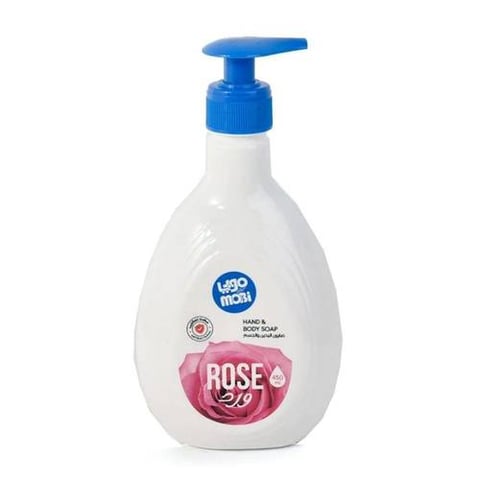 MOBI HAND AND BODY SOAP ROSE 450ML