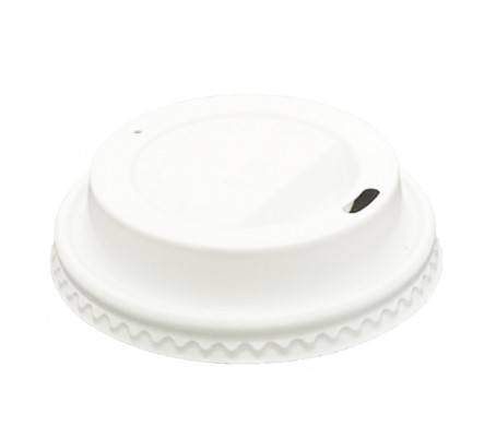 JAWAD COFFEE CUP LID WHITE/BLACK 7OZ 25P